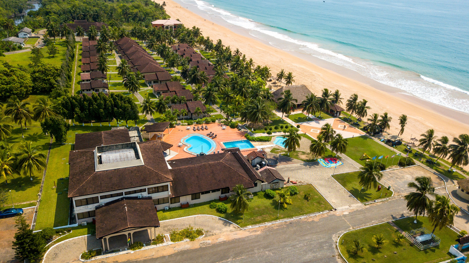 Busua  Beach Resort , one of the  Best Beaches to Visit  in Ghana 